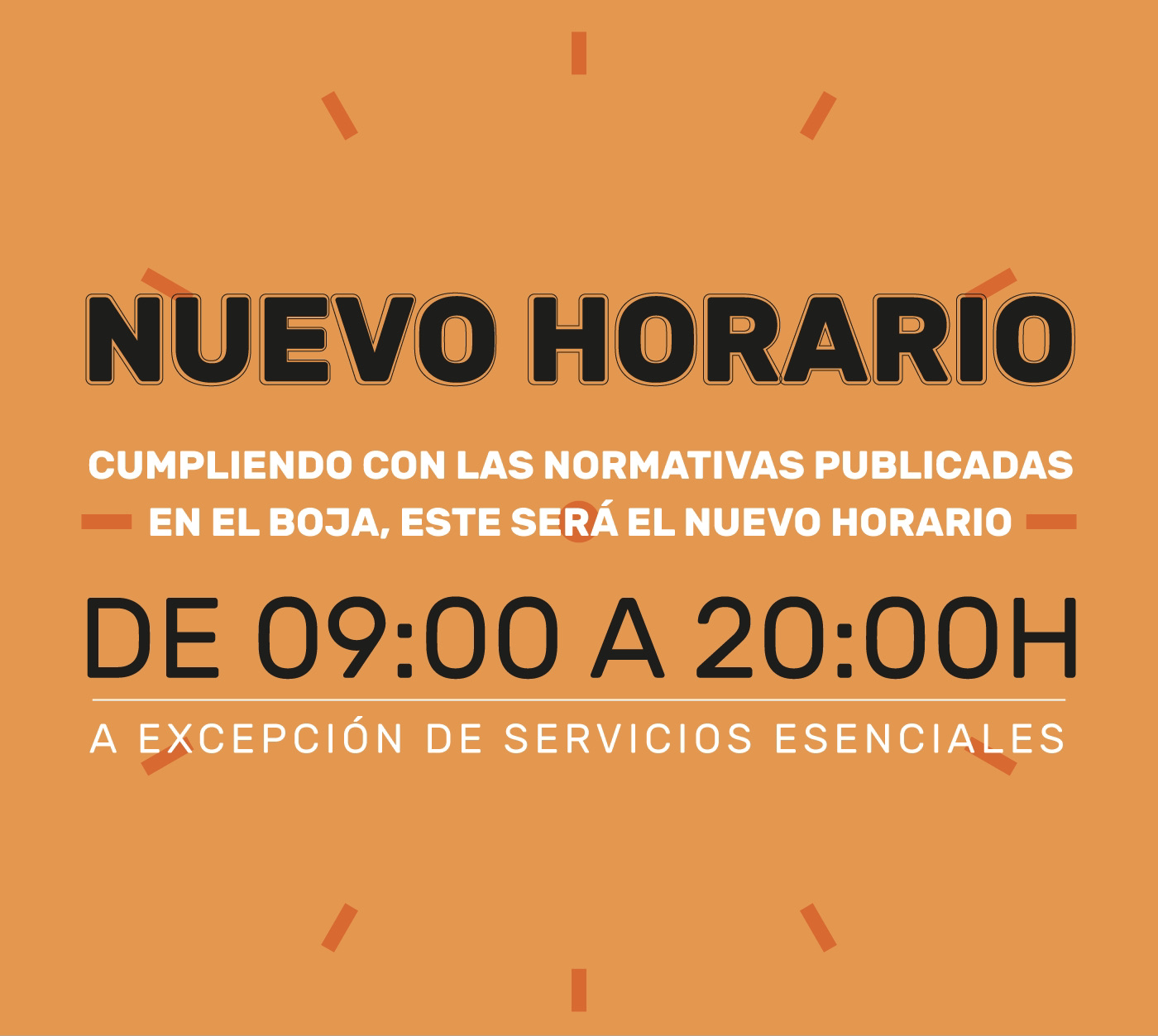 nuevo horario