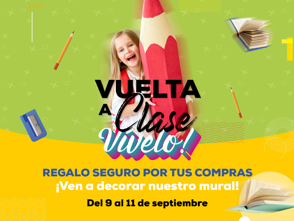 VUELTA A CLASE - ¡Ven a decorar nuestro mural!